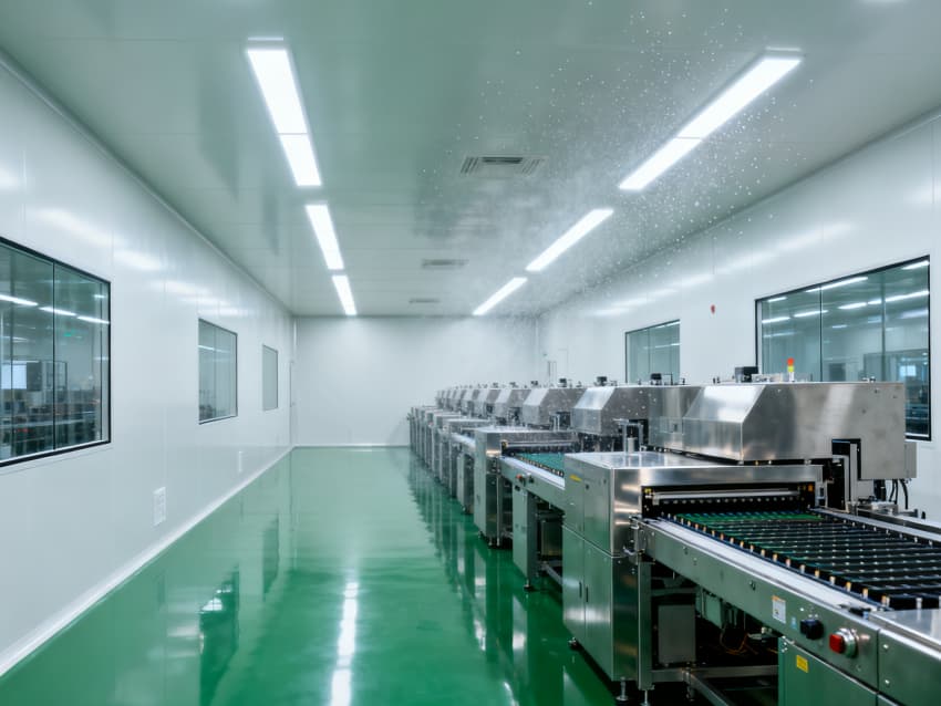 銅陵顯示器件制造廠房車間凈化裝修工程